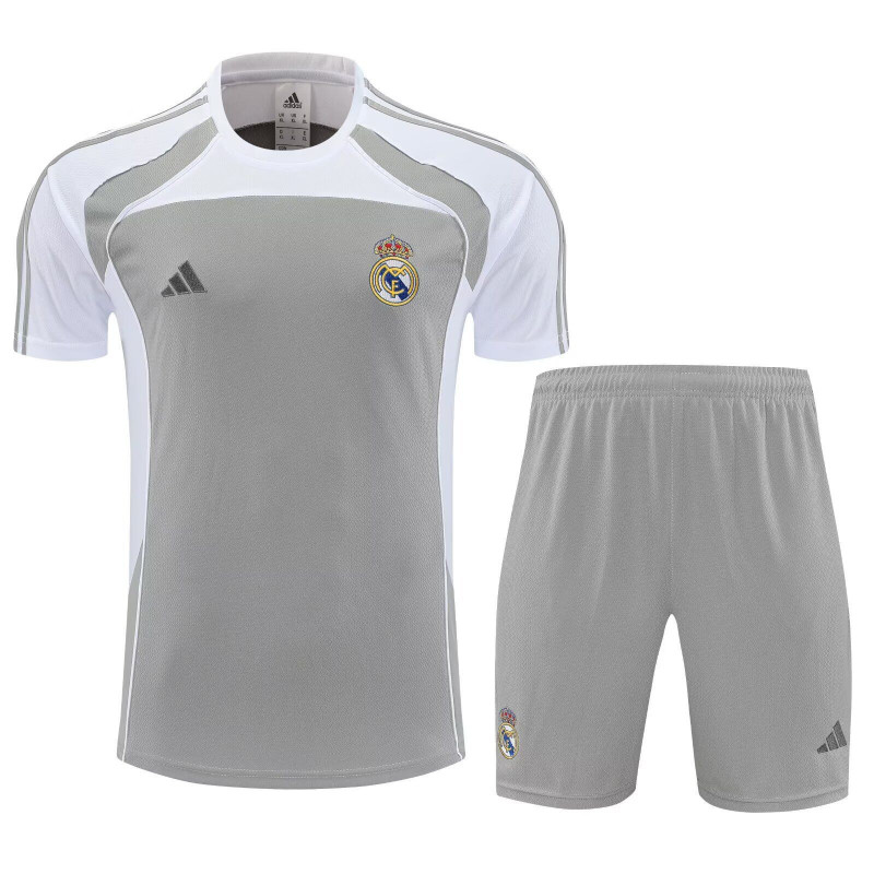 Kit Entrenamiento Real Madrid Gris 25-26