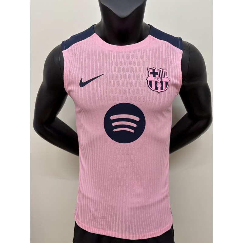 Barcelona Entrenamiento Player Version Sin Mangas Rosa