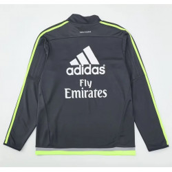 Sudadera Retro Real Madrid Gris 15-16