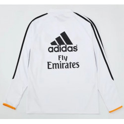 Sudadera Retro Real Madrid Blanca 13-14