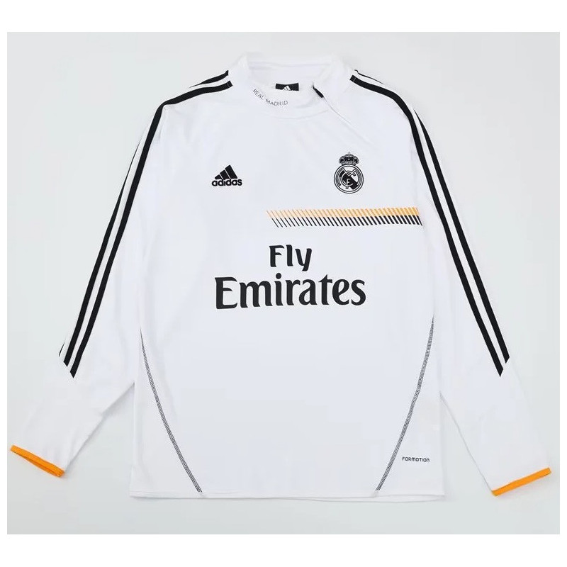 Sudadera Retro Real Madrid Blanca 13-14