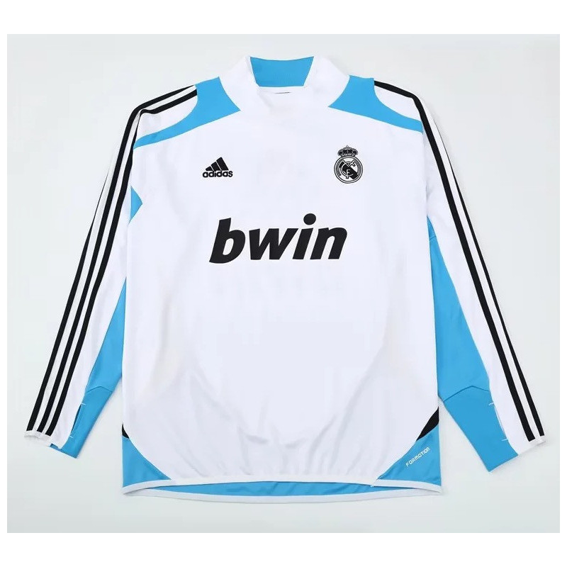Sudadera Retro Real Madrid Blanca 12-13