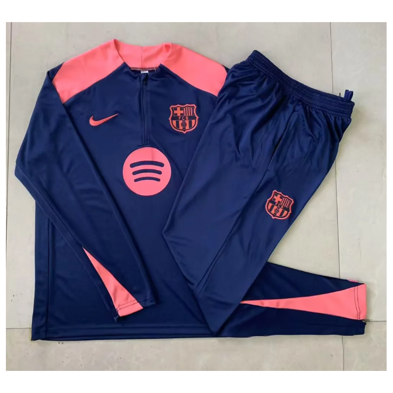 Barcelona Chandal Entrenamiento Azul Oscuro Rosa 25-26