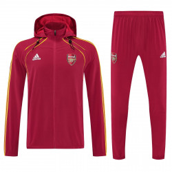 Arsenal Chandal Cortavientos Con Capucha Rojo 25-26