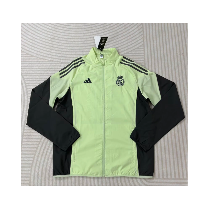 Real Madrid Cortavientos Verde Negro 25-26