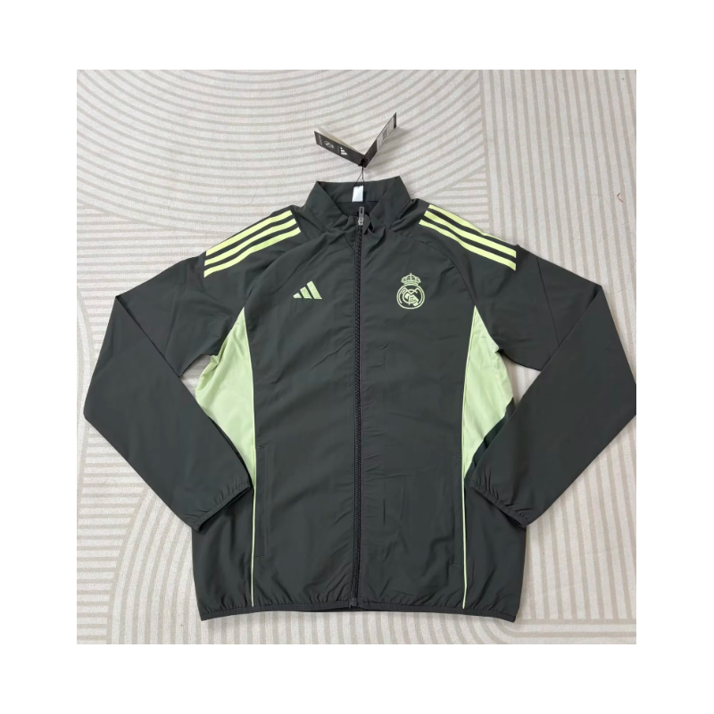 Real Madrid Cortavientos Verde Oscuro 25-26