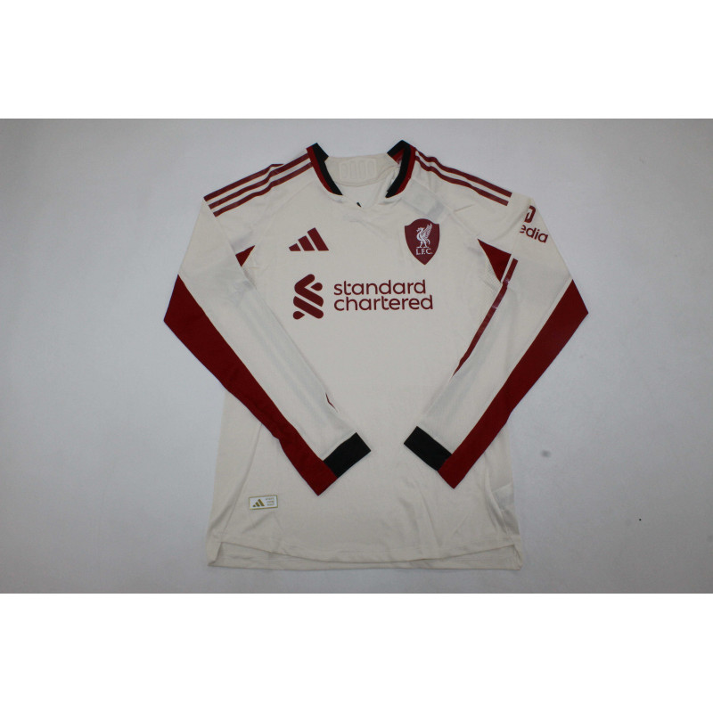 Liverpool Player Version Manga Larga Visitante 25-26