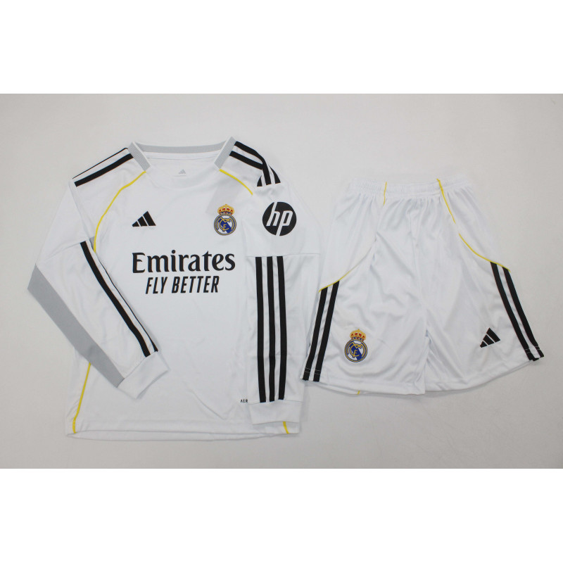 Real Madrid KIT NIÑO Manga Larga Local 25-26