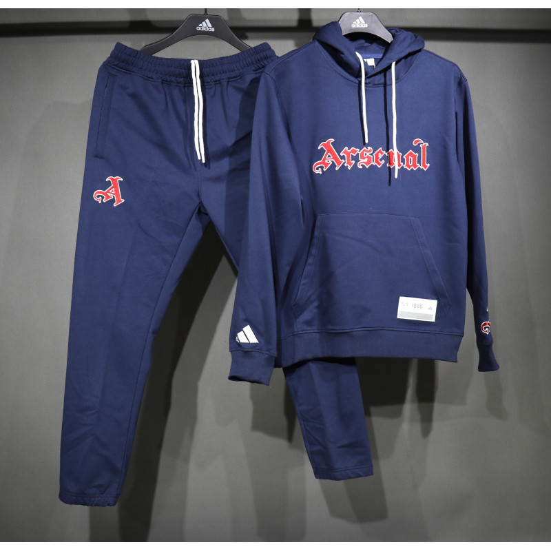 Arsenal Chandal Capucha Azul Oscuro 25-26