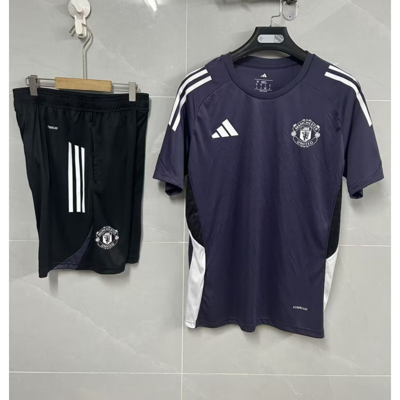 Kit Entrenamiento Manchester United Azul Oscuro 25-26