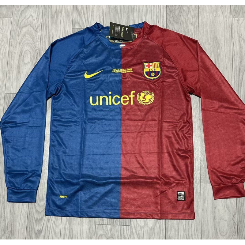 Barcelona Retro Manga Larga Local 08-09