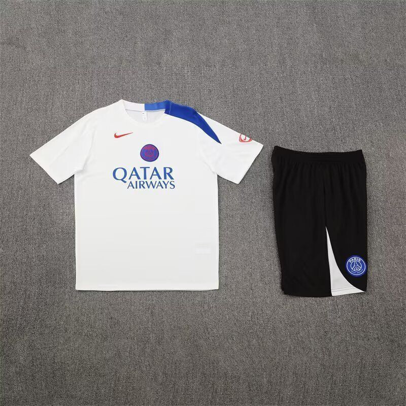 Kit Entrenamiento PSG Blanco Azul 25-26