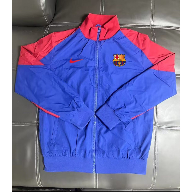 Barcelona Cortavientos Azul Rojo