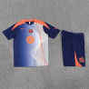 Kit Entrenamiento Barcelona Azul Oscuro Naranja 25-26