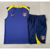 Kit Entrenamiento Atletico de Madrid Azul Oscuro Sin Mangas 25-26