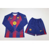 Barcelona KIT NIÑO Manga Larga Local 25-26