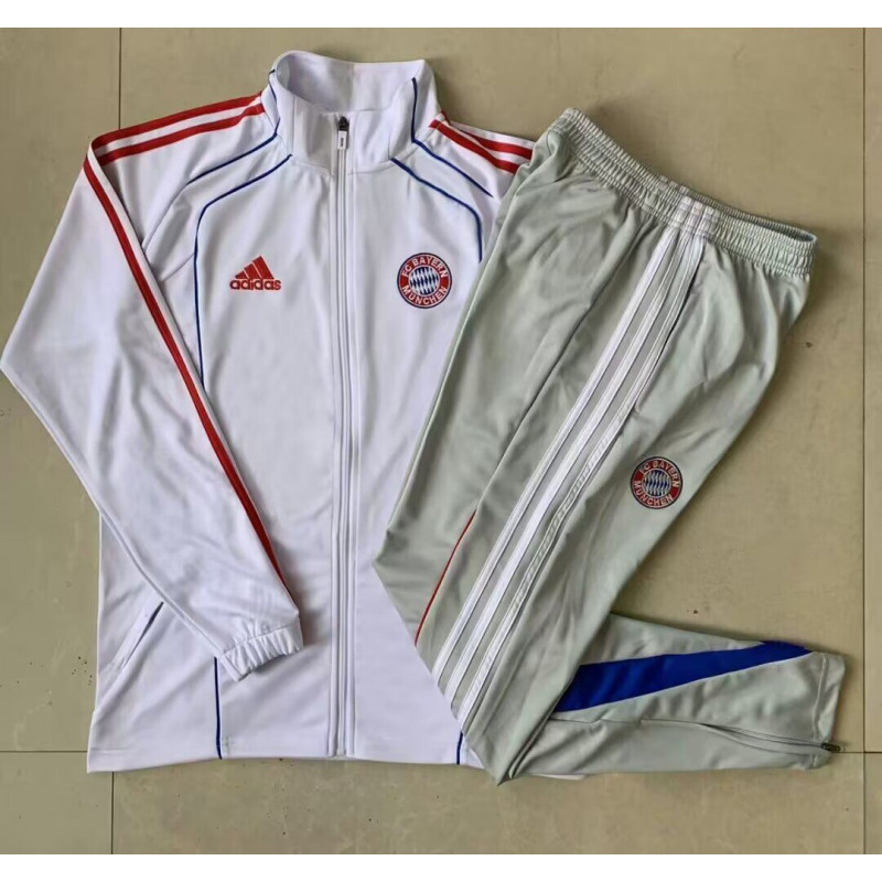 Bayern Munich Chandal Blanco Gris Retro 25-26