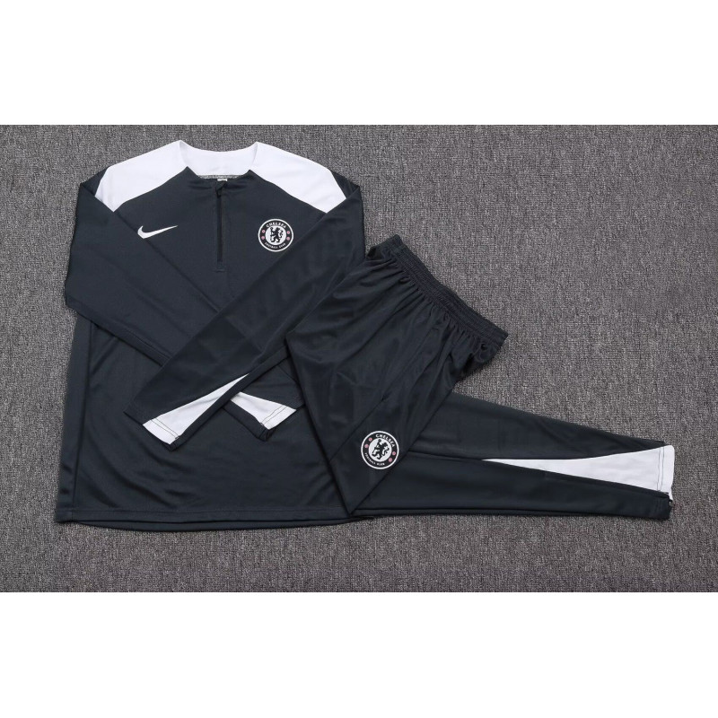 Chelsea Chandal Entrenamiento Negro Blanco 25-26