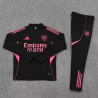 Arsenal Chandal Entrenamiento Negro Rosa 25-26