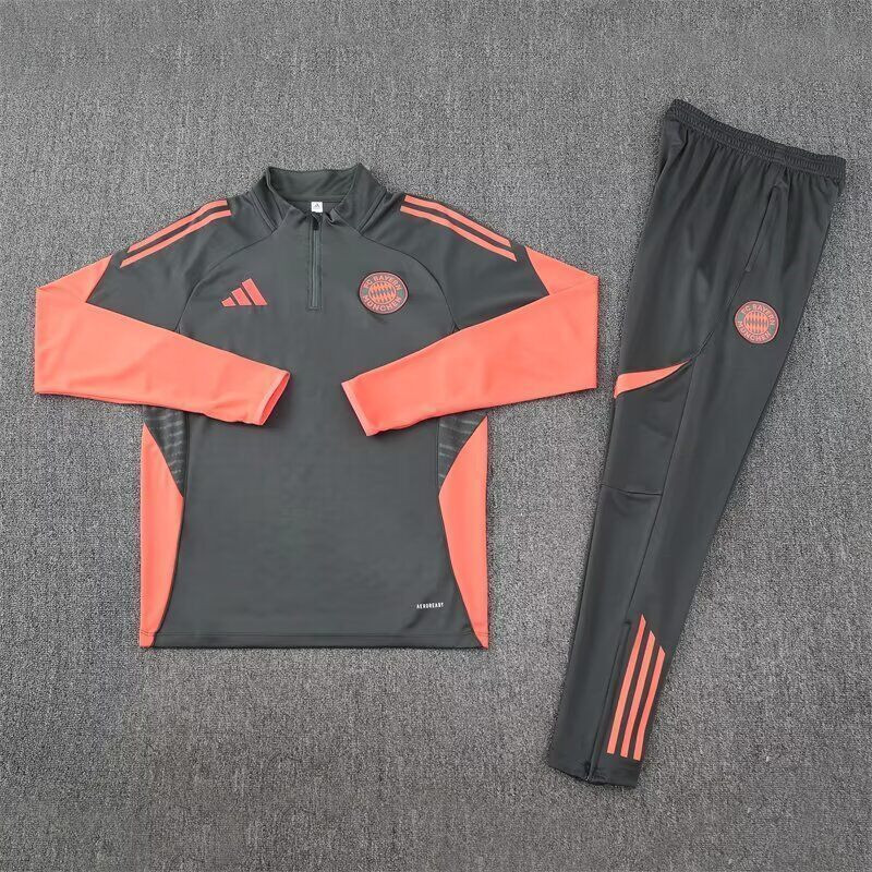 Bayern Munich Chandal Entrenamiento Naranja Gris 25-26