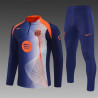 Chandal Entrenamiento Niño Barcelona Azul Naranja 25-26