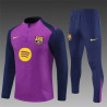 Chandal Entrenamiento Niño Barcelona Morado Azul 25-26