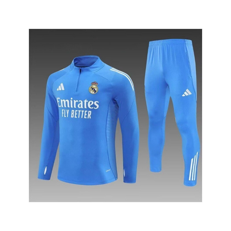 Chandal Entrenamiento Niño Real Madrid Azul 25-26