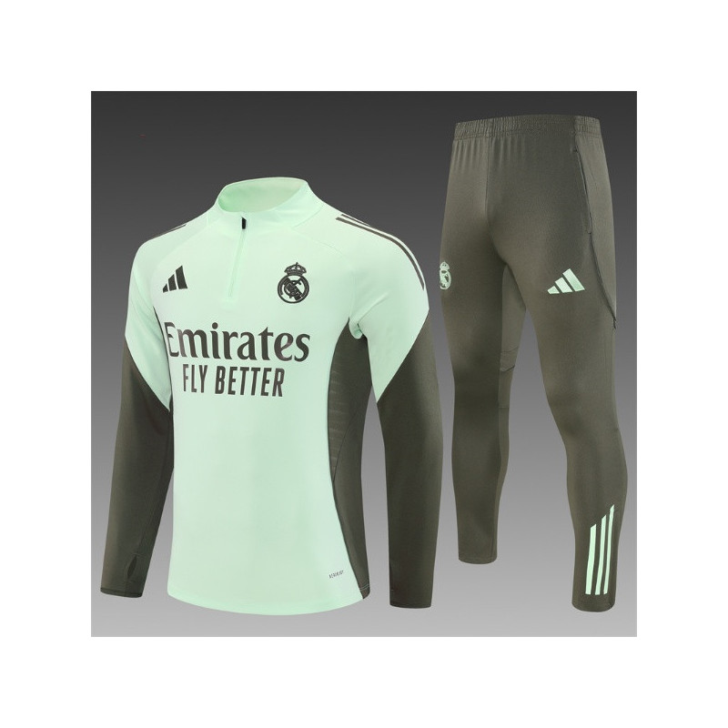 Chandal Entrenamiento Niño Real Madrid Verde 25-26