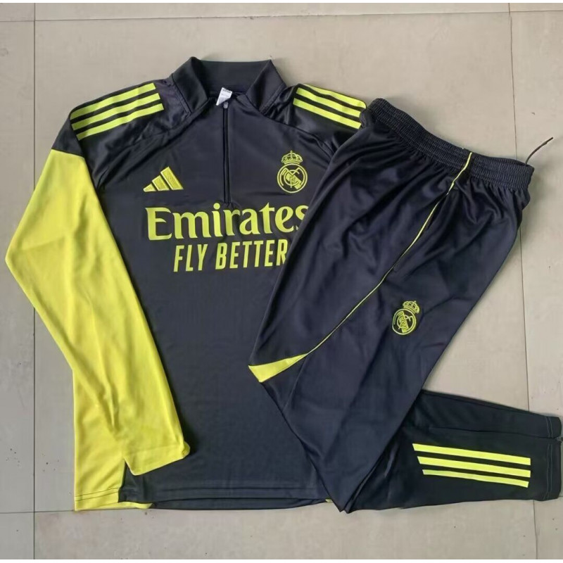 Chandal Entrenamiento Niño Real Madrid Azul Amarillo25-26