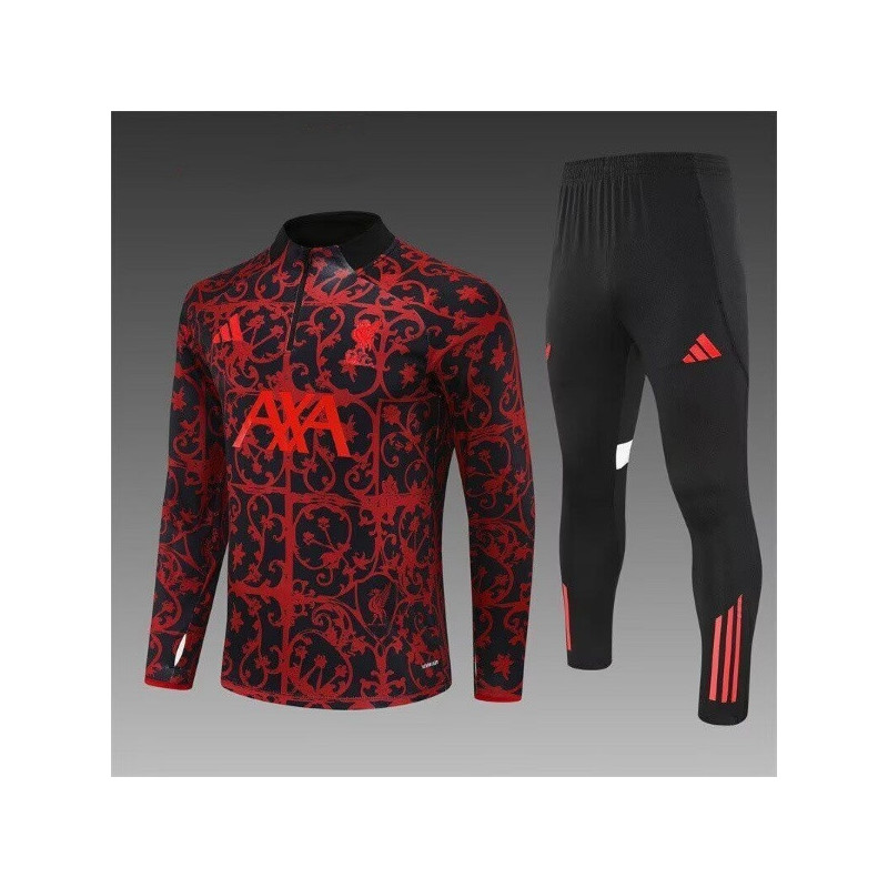 Chandal Niño Entrenamiento Liverpool Rojo Estampado 25-26