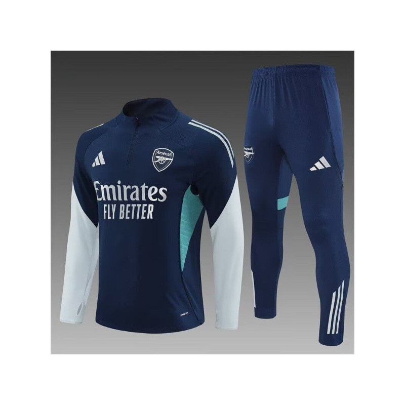 Chandal Niño Entrenamiento Arsenal Azul Gris 25-26