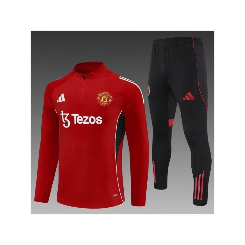 Chandal Niño Entrenamiento Manchester United Rojo 25-26