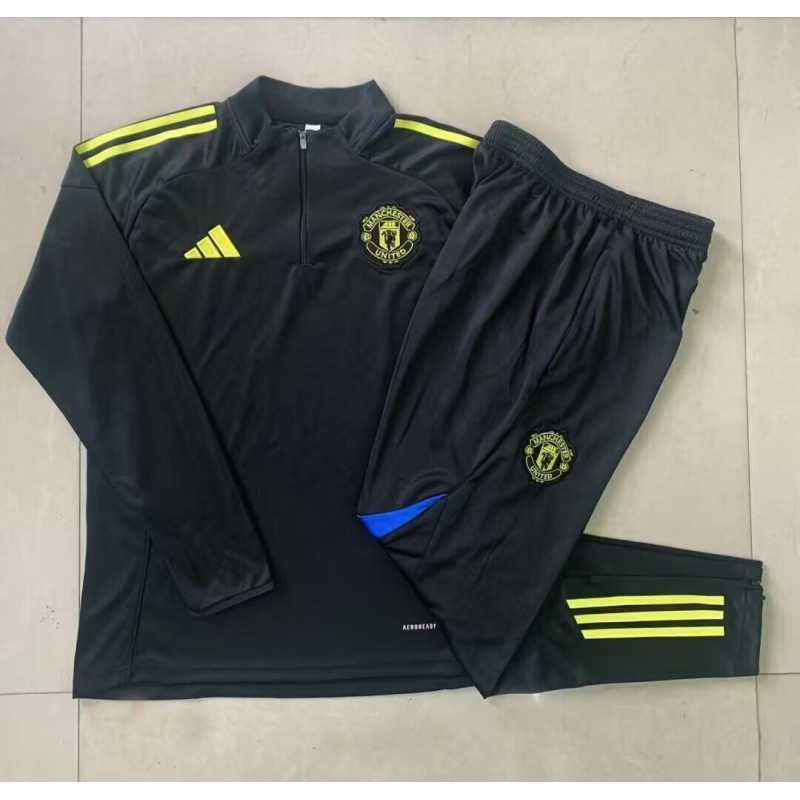 Chandal Niño Entrenamiento Manchester United Negro 25-26