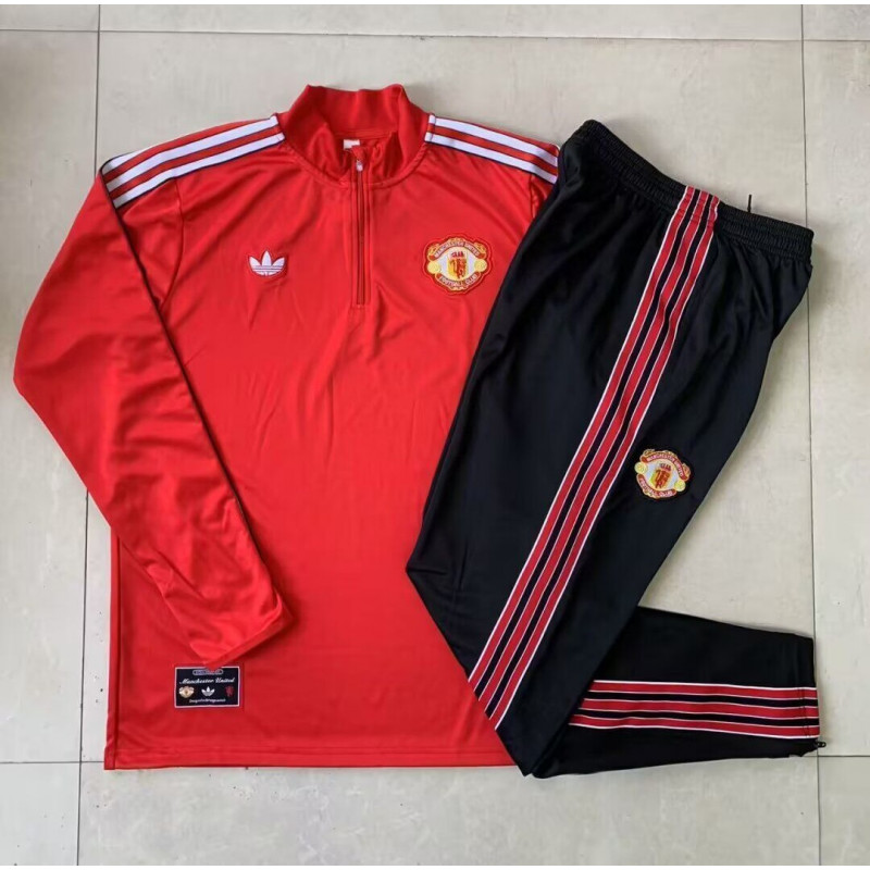 Chandal Niño Entrenamiento Manchester United Rojo 25-26