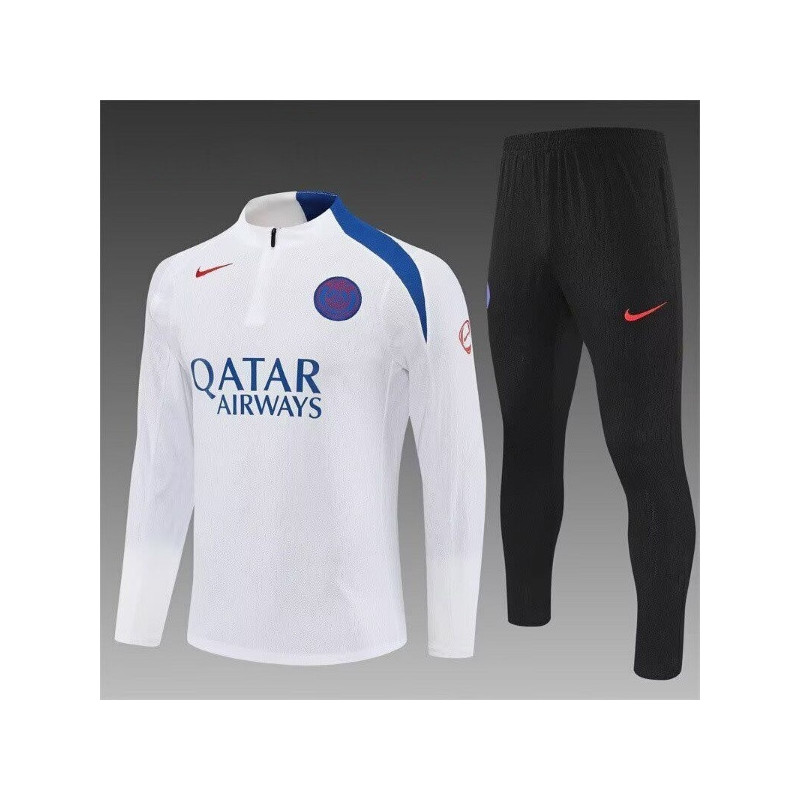 Chandal Niño Entrenamiento PSG Blanco Azul 25-26