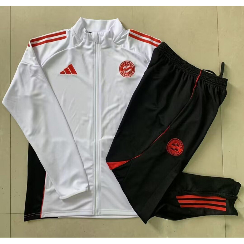 Chandal Niño Bayern Munich Blanco Negro 25-26