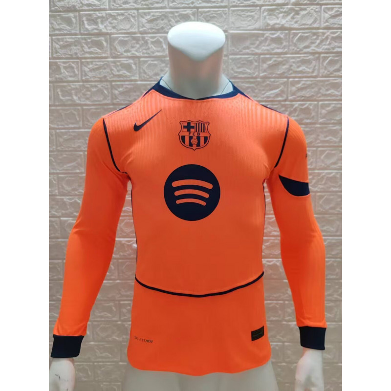 Barcelona Player Version Manga Larga Tercera 25-26