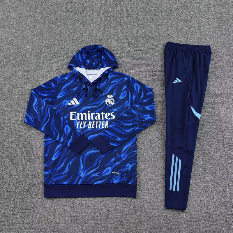 Real Madrid Chandal Capucha Azul Oscuro 25-26