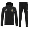 Argentina Chandal Con Capucha Negro 25-26