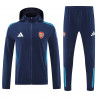 Arsenal Chandal Con Capucha Azul Oscuro 25-26