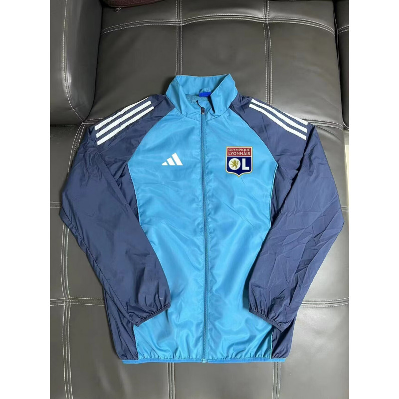 Olympique de Lyon Cortavientos Azul Cielo 25-26