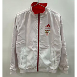 Sevilla Cortavientos Reversible Blanco Rojo 25-26