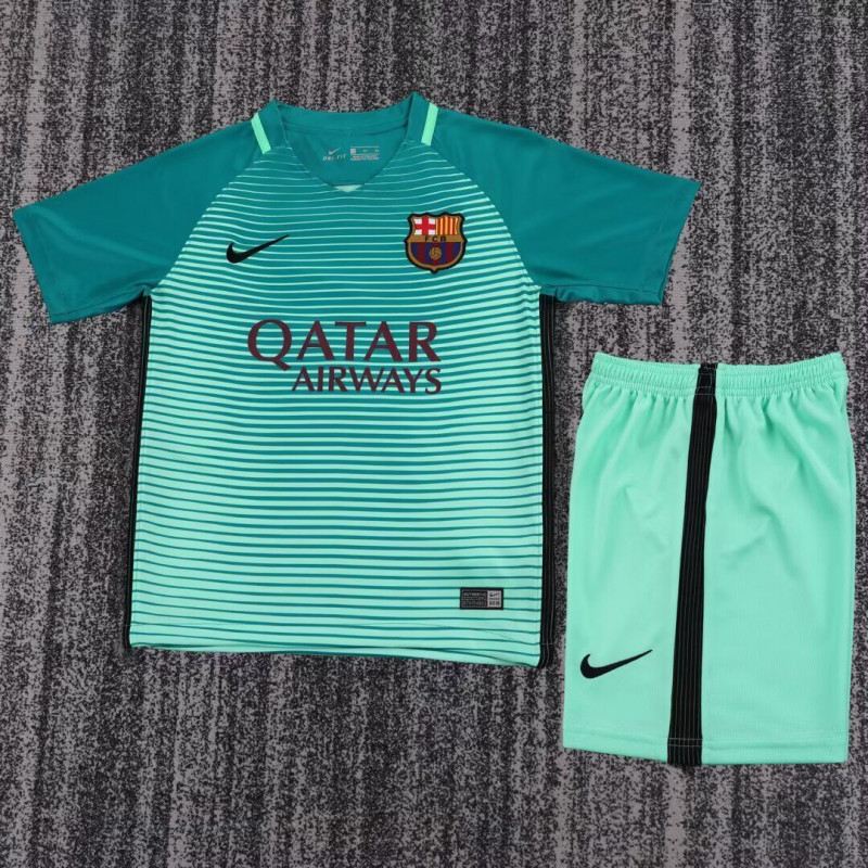 Barcelona Retro KIT NIÑO Tercera 16-17