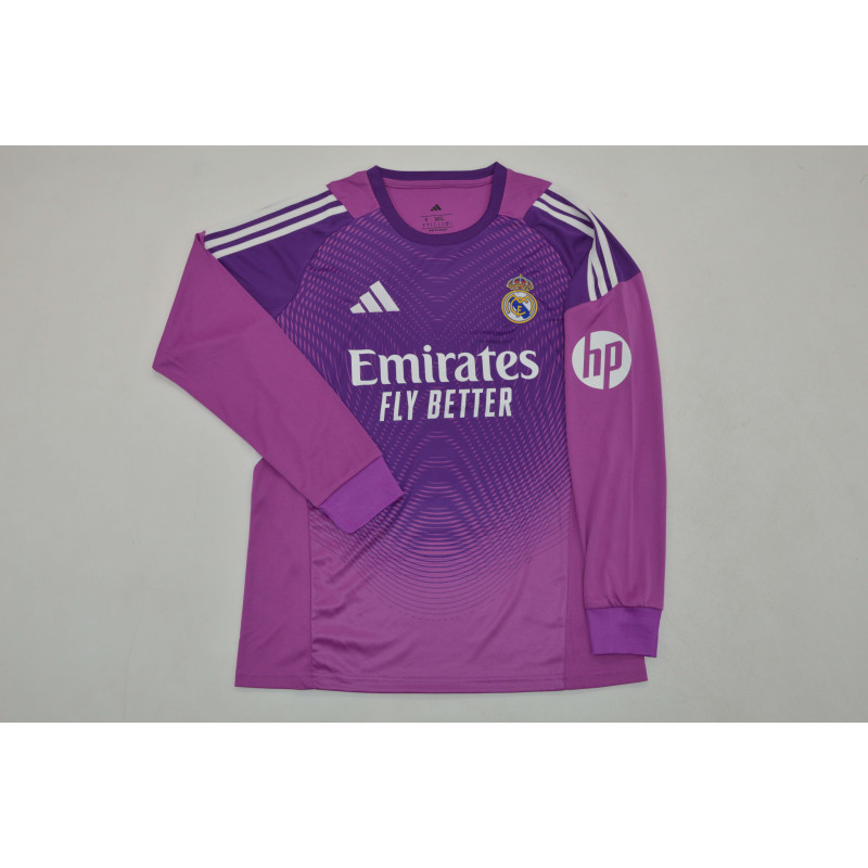 Real Madrid Manga Larga Portero Morada 25-26