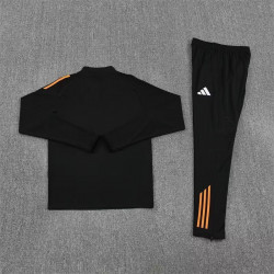 Real Madrid Chandal Entrenamiento Negro Naranja 25-26