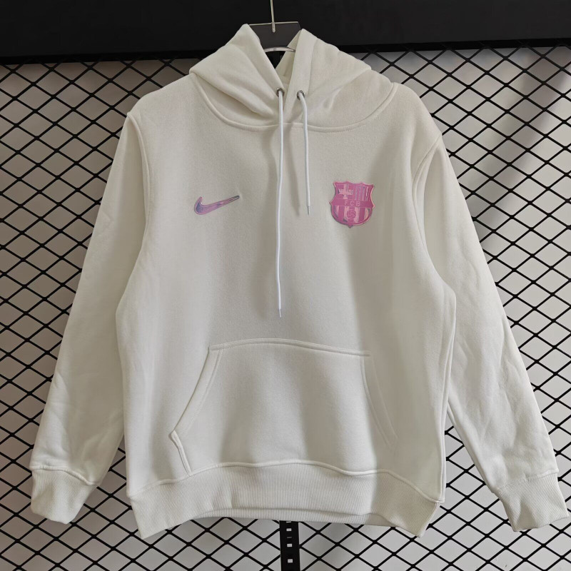Barcelona Sudadera Blanca