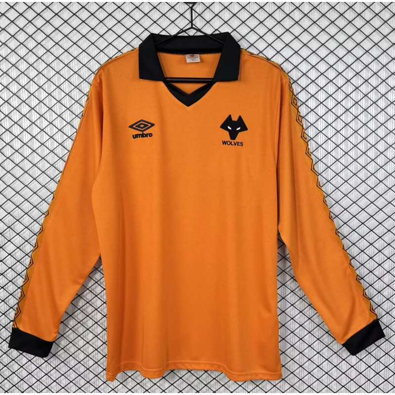 Wolverhampton Retro Manga Larga Local 80-81