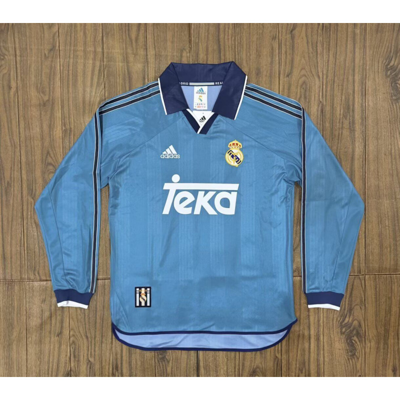 Real Madrid Retro Manga Larga Tercera 99-01