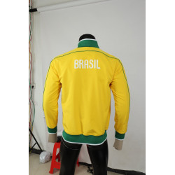 Brasil Cortavientos Retro Amarillo 2010