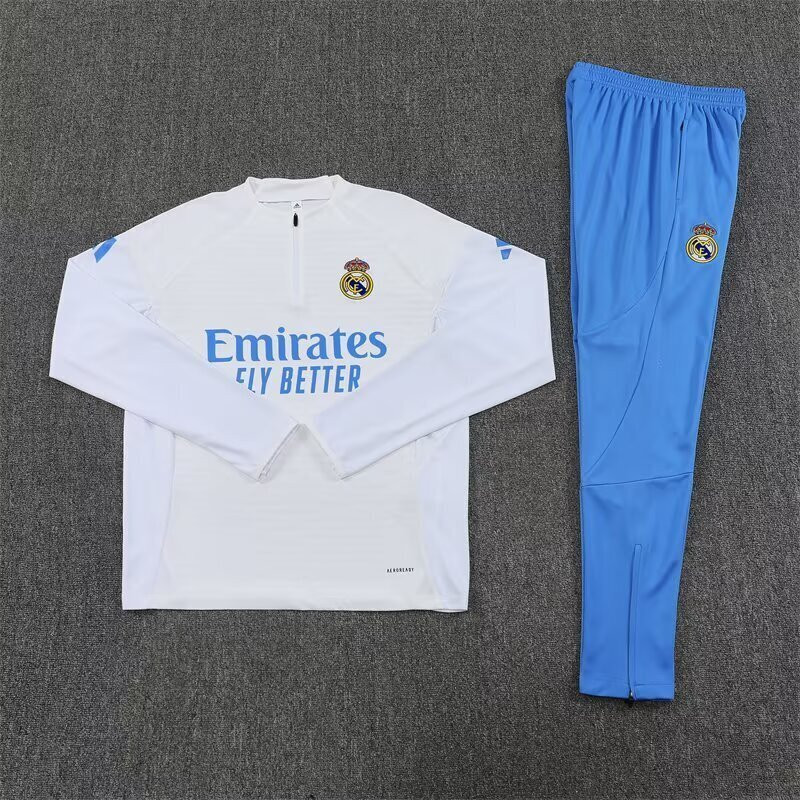 Real Madrid Chandal Entrenamiento Blanco Azul UCL 25-26